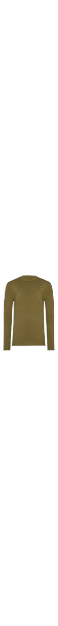 Suéter Masculino Blend De Cashmere Gola Alta - Verde