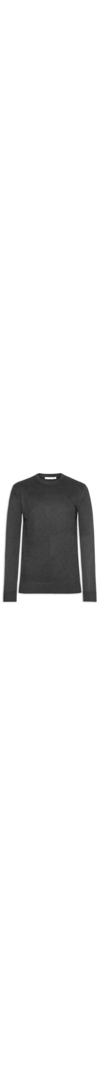 Suéter Masculino Careca Textura Chevron - Preto
