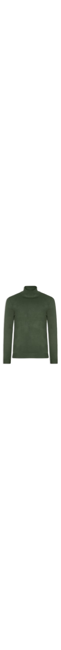Suéter Masculino Casual Gola Alta - Verde