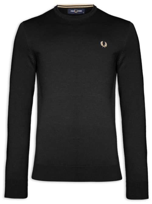 Suéter Masculino Classic Crew Neck Jumper – Preto