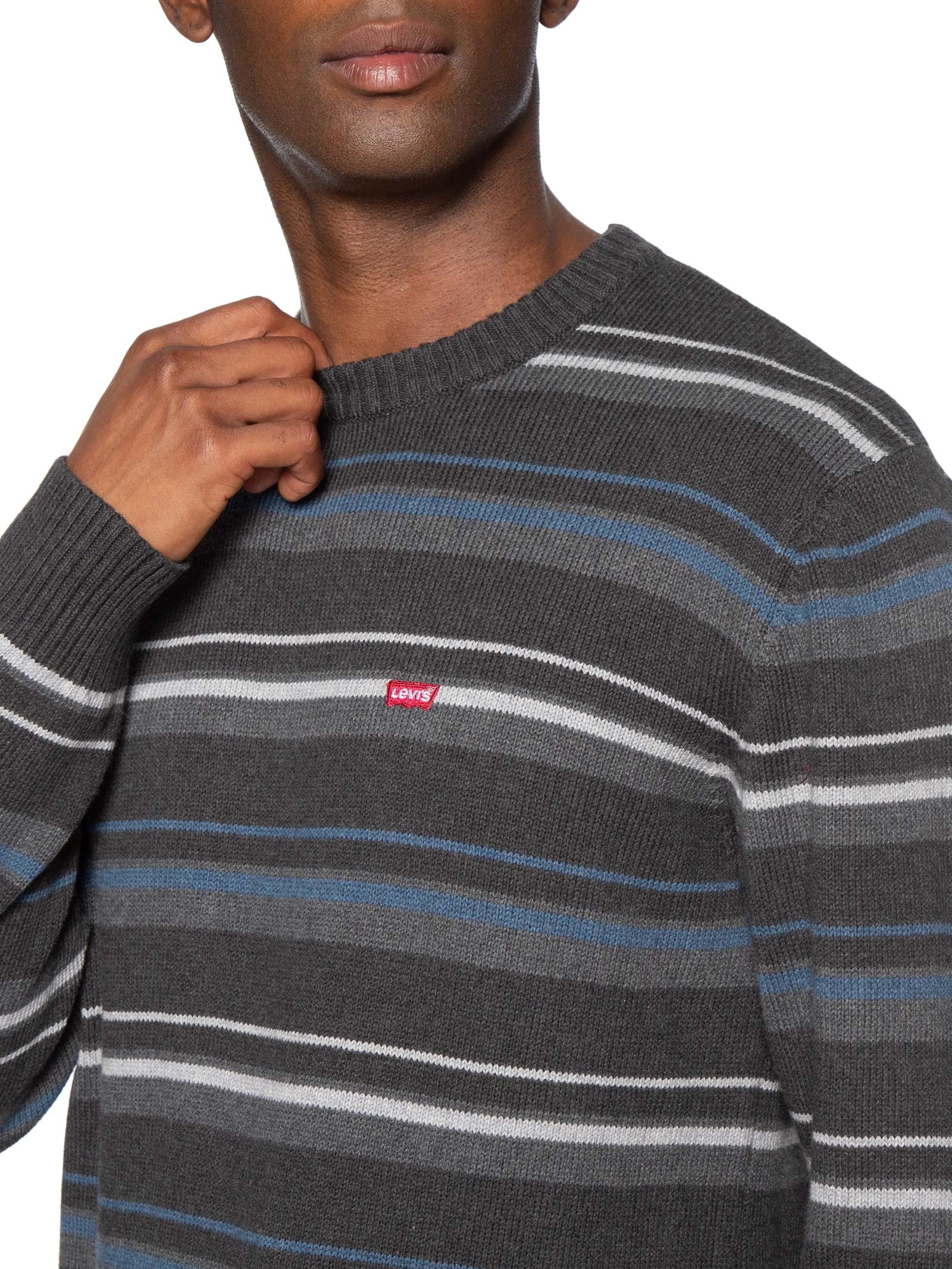 Suéter Masculino Classic Housemark Crewneck Cinza Levi's
