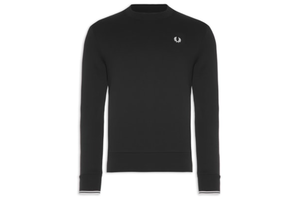 Suéter Masculino Crew Neck Sweatshirt - Preto