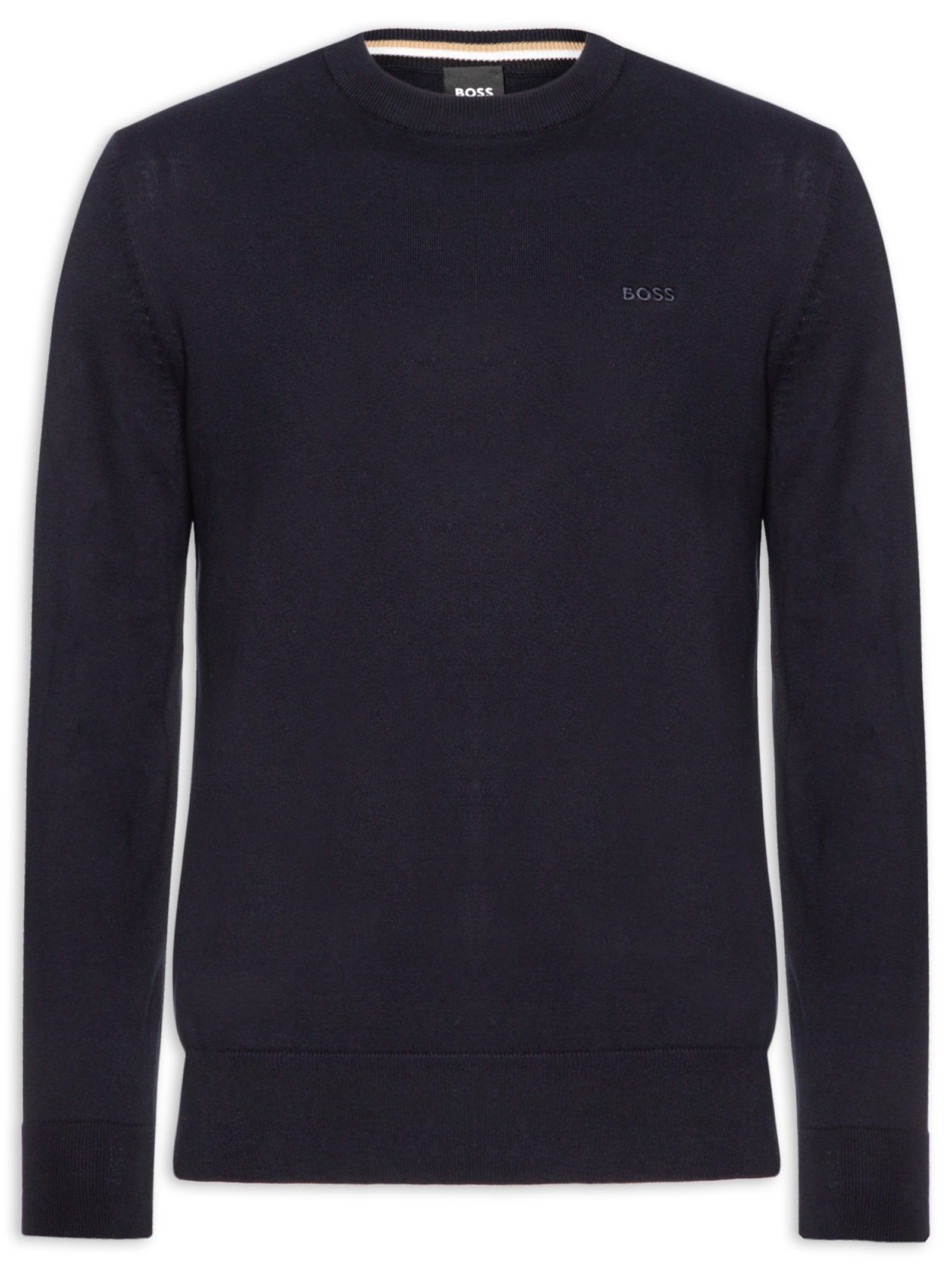 Suéter Masculino Crew Neck Upacas-L Azul Boss
