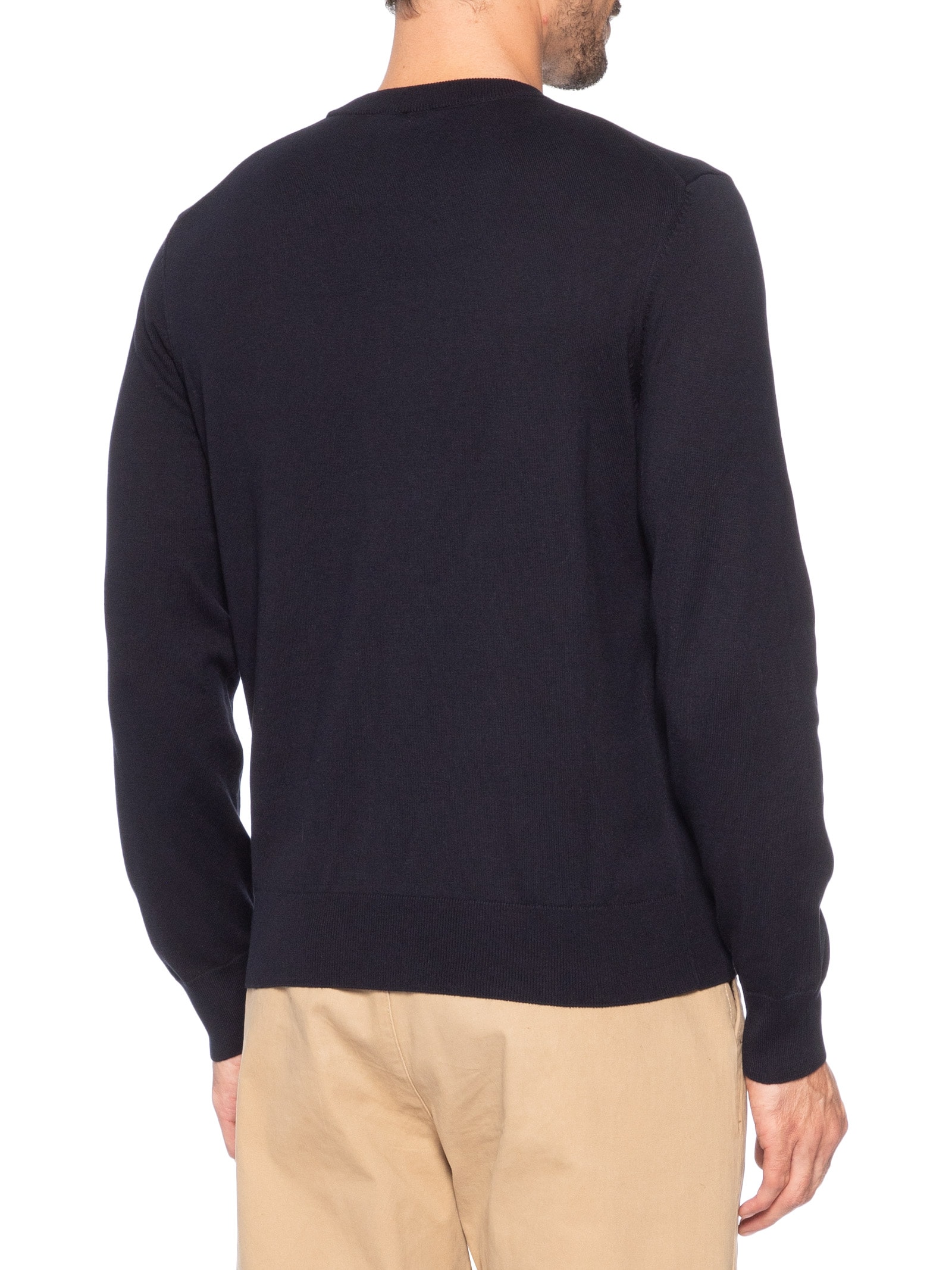 Suéter Masculino Crew Neck Upacas-L Azul Boss