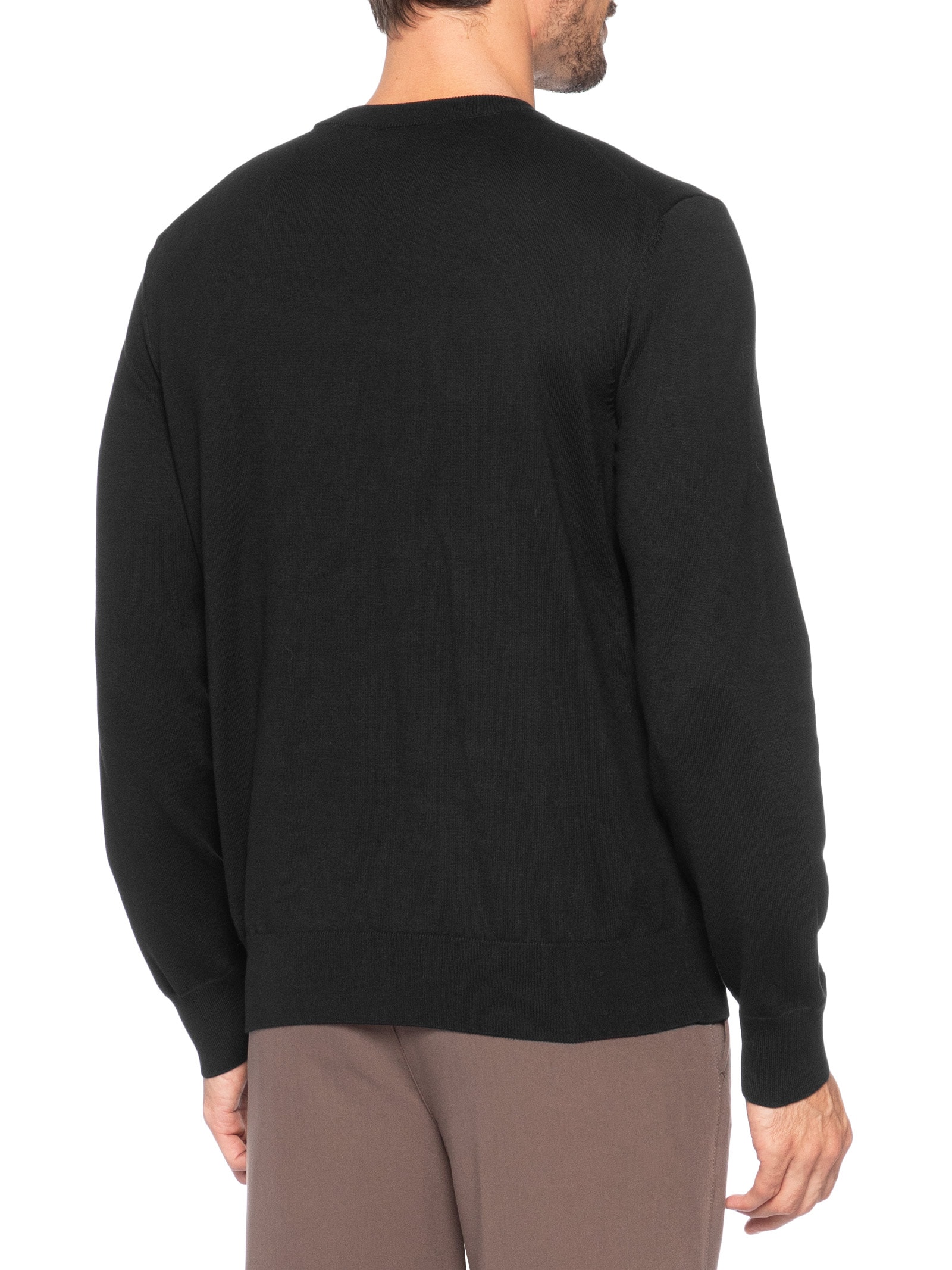 Suéter Masculino Crew Neck Upacas-L Preto Boss