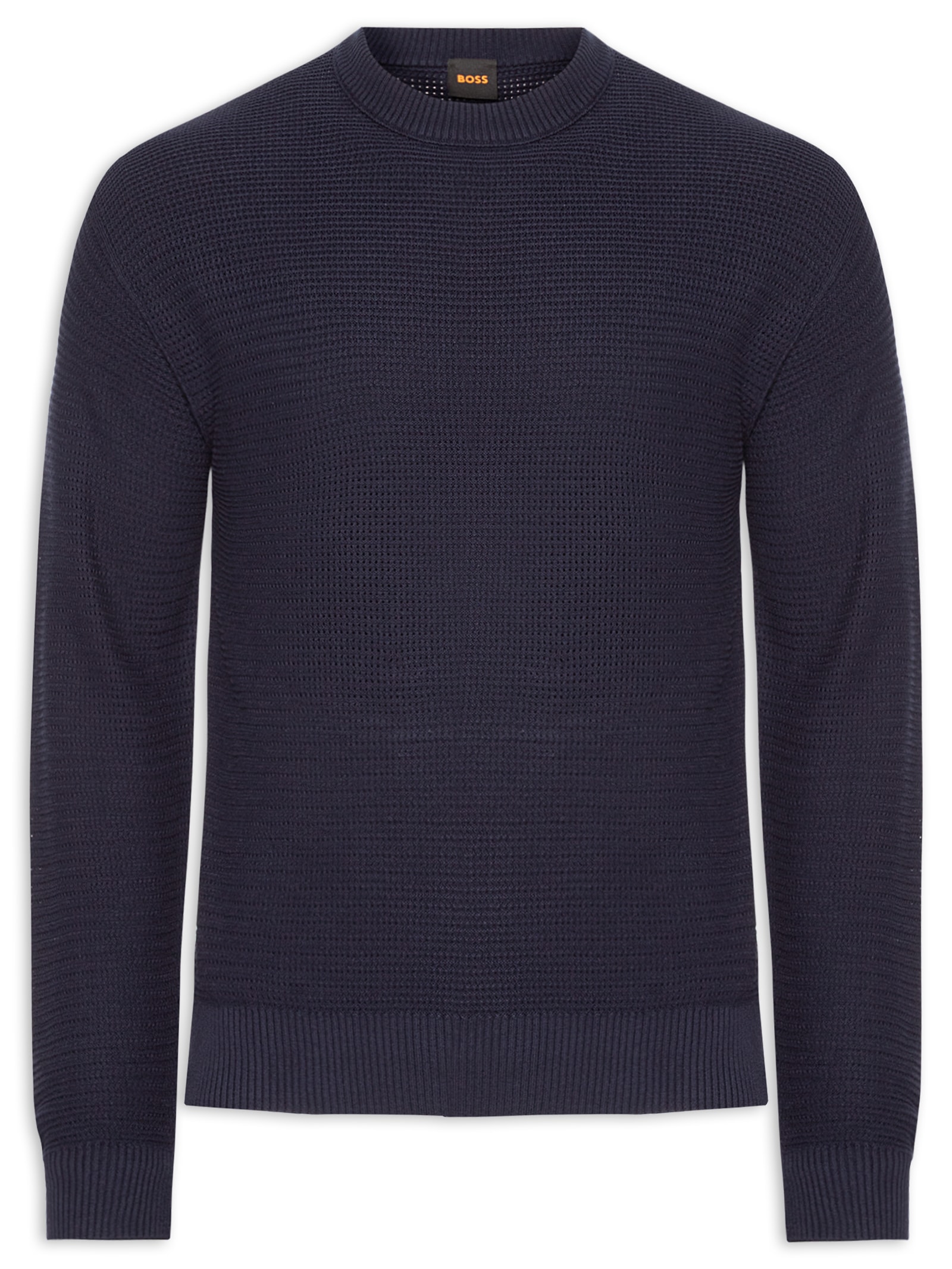 Suéter Masculino de Tricô Kordono Azul Boss