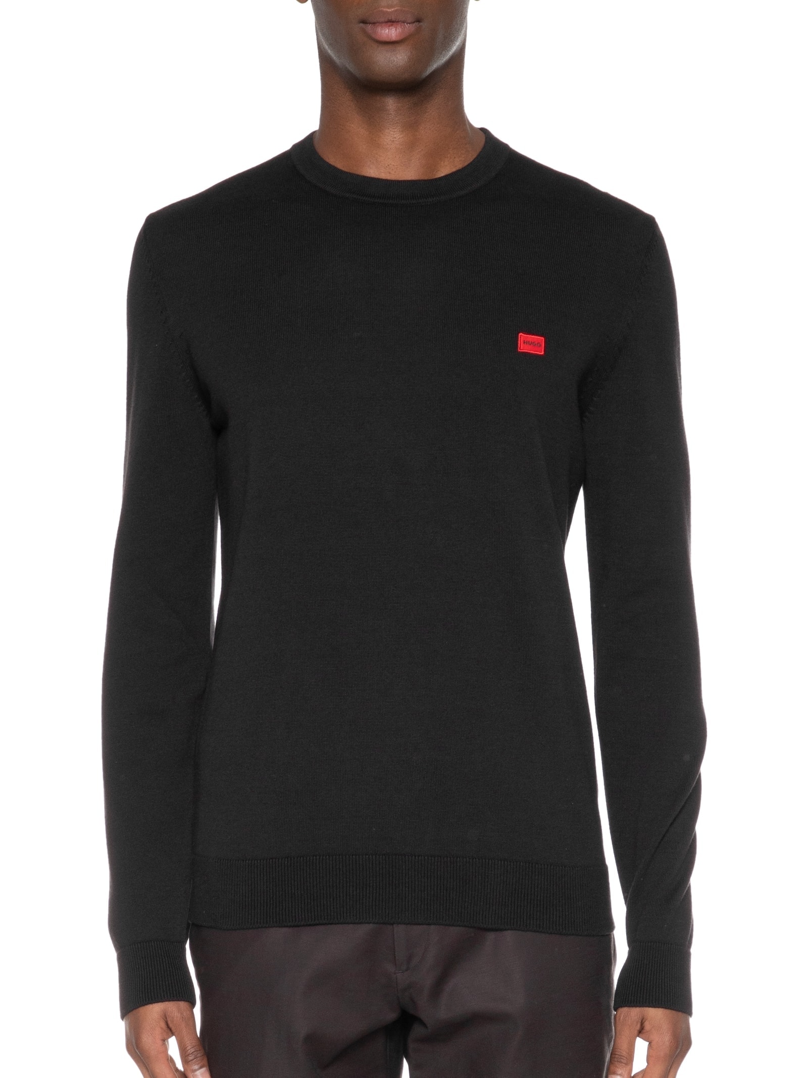 Suéter Masculino de Tricô San Cassius Preto Hugo