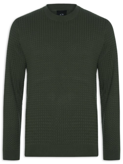Suéter Masculino De Tricot – Verde