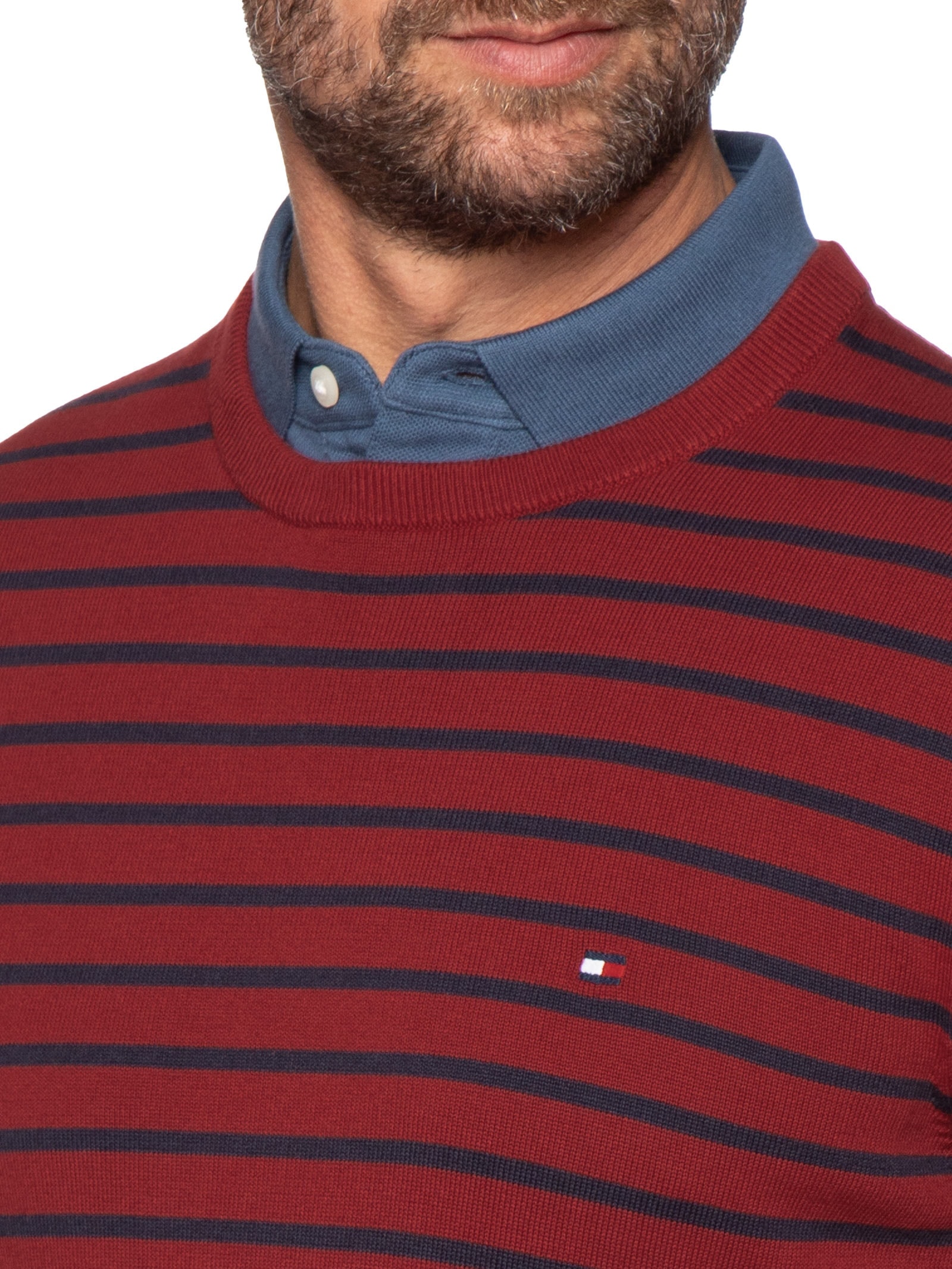 Suéter Masculino Essential Regular Fit – Vermelho Tommy Hilfiger
