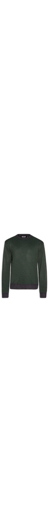Suéter Masculino Full Code em Tricot - Verde