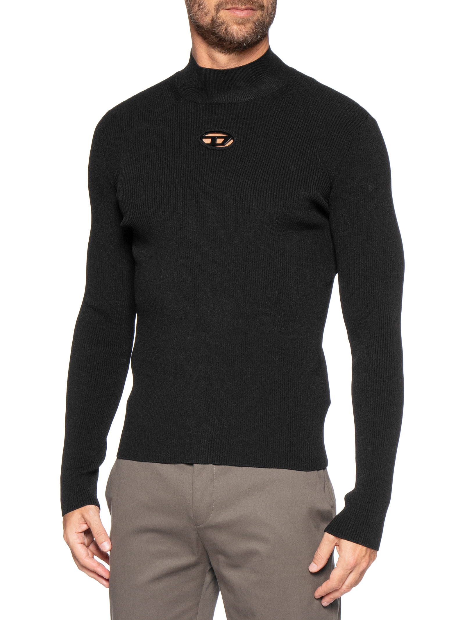 Suéter Masculino Gola Alta K-Zackary Preto Diesel