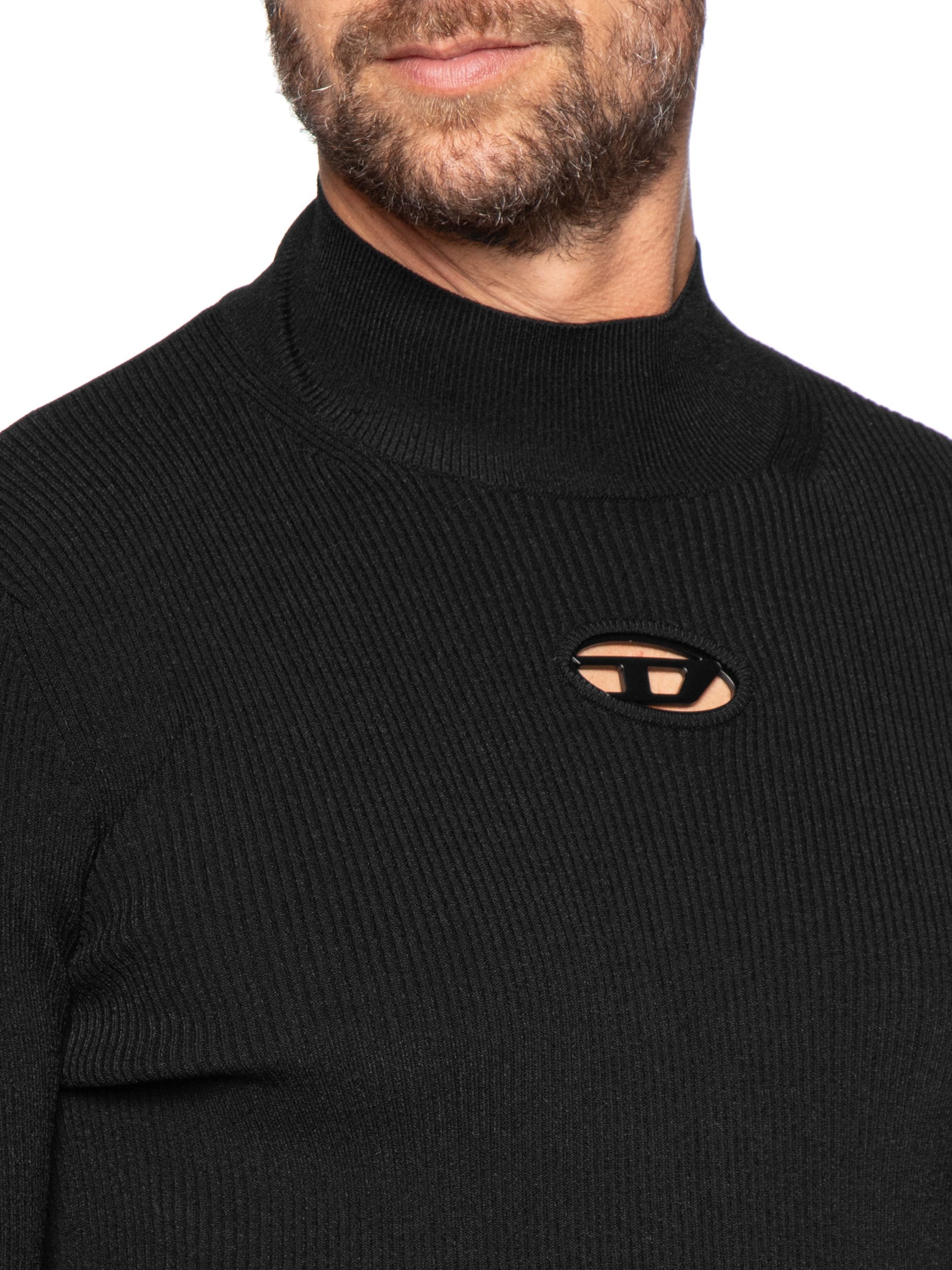 Suéter Masculino Gola Alta K-Zackary Preto Diesel