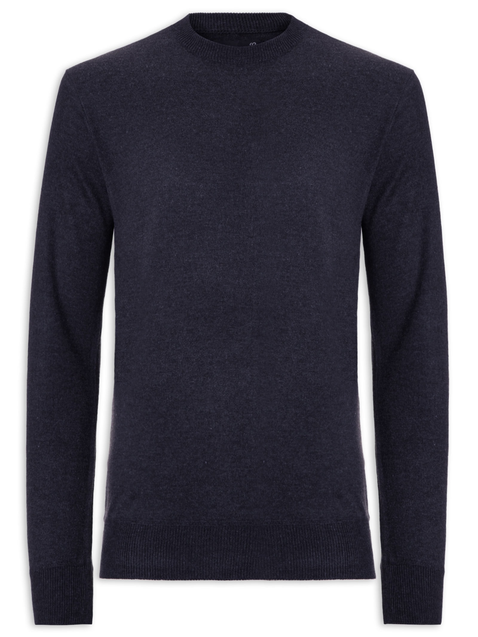 Suéter Masculino Gola Careca Azul '2 Essential