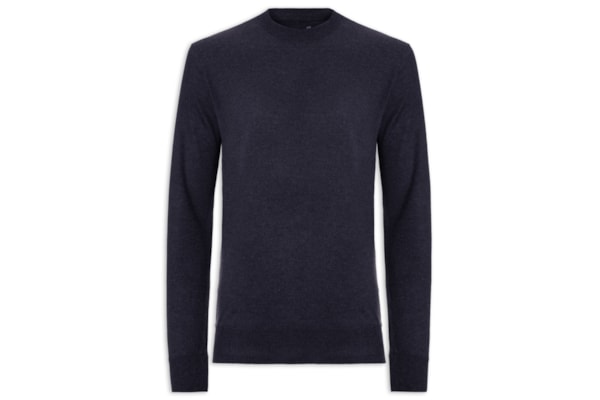 Suéter Masculino Gola Careca - Azul