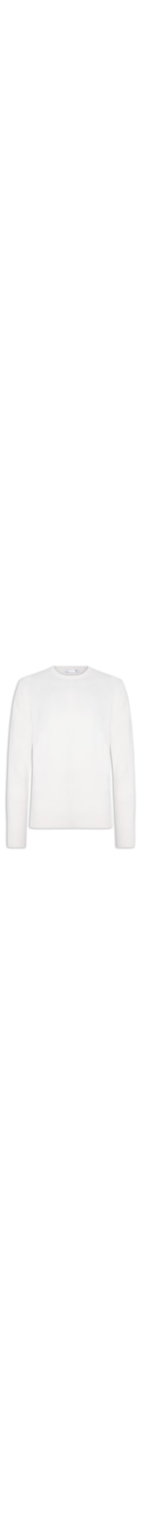 Suéter Masculino Gola Careca Cashmere - Branco
