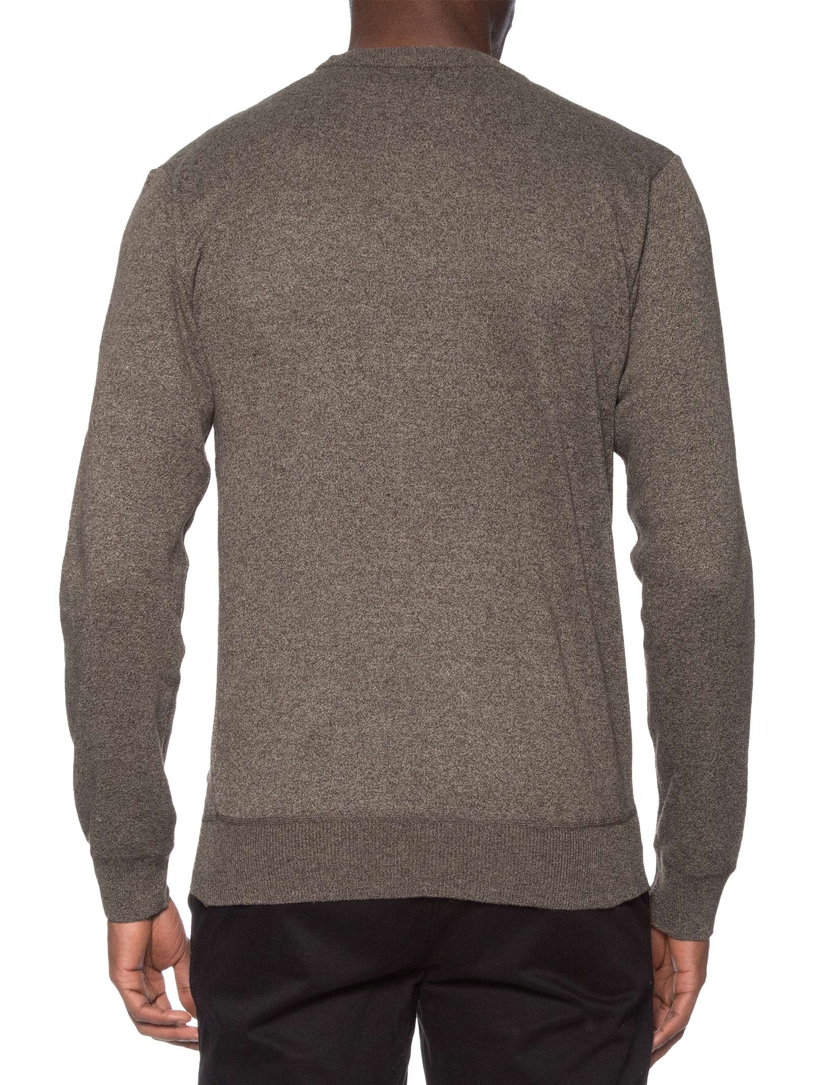 Suéter Masculino Gola Careca Marrom '2 Essential