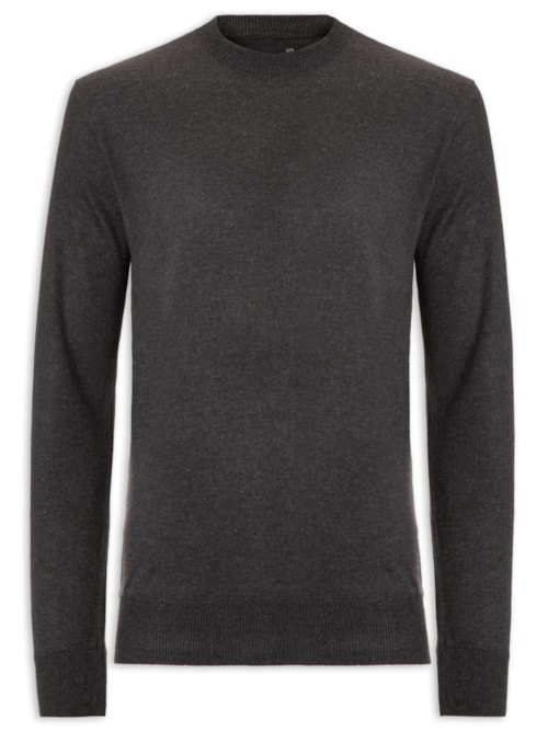 Suéter Masculino Gola Careca – Preto