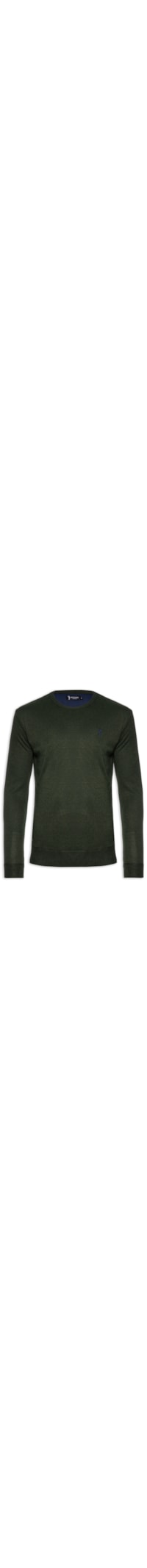 Suéter Masculino Gola Careca - Verde