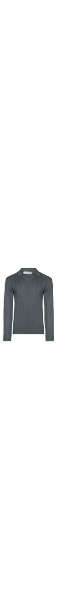 Suéter Masculino Gola Colombiana - Cinza