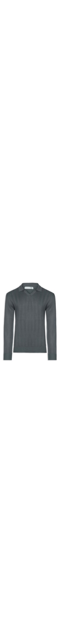 Suéter Masculino Gola Colombiana - Cinza