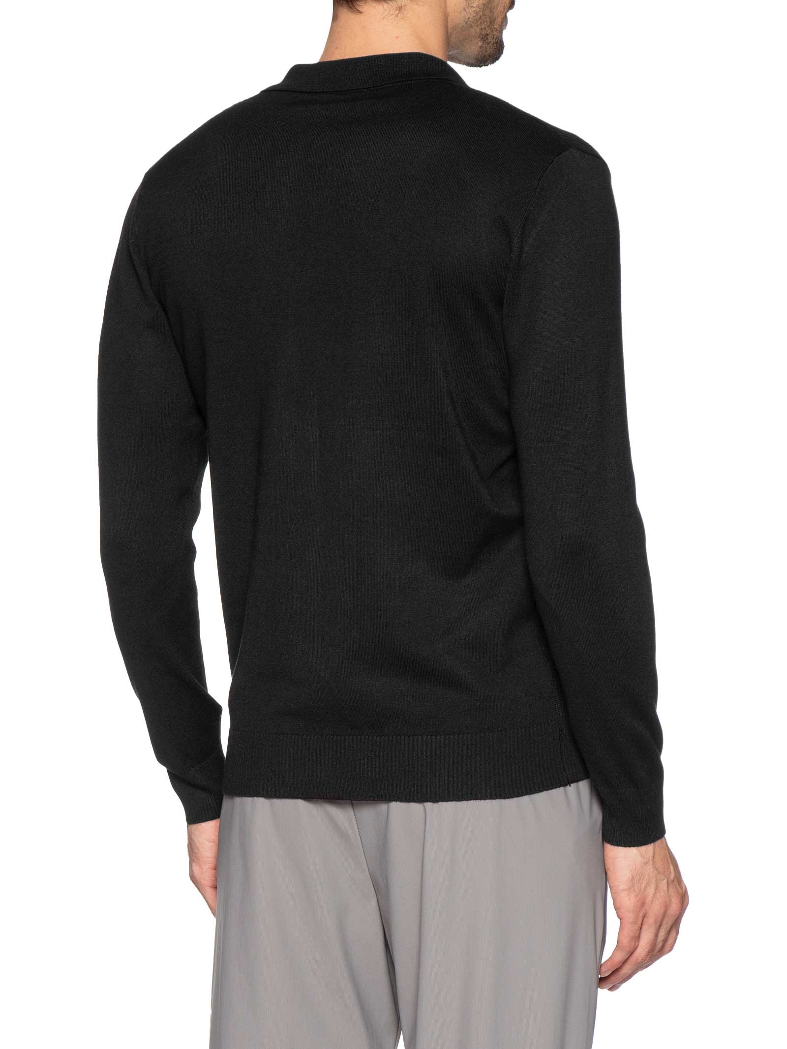 Suéter Masculino Gola Colombiana Preto '2 Essential