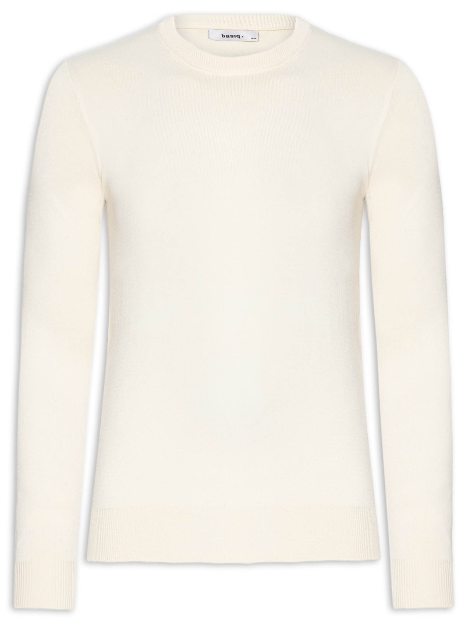 Suéter Masculino Gola Redonda Básico Off White Basiq Men