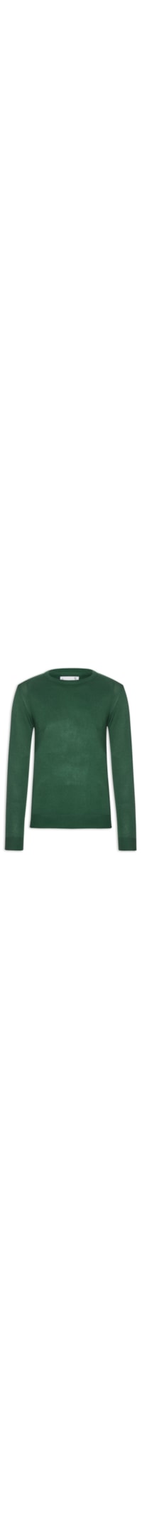 Suéter Masculino Gola Redonda Básico - Verde