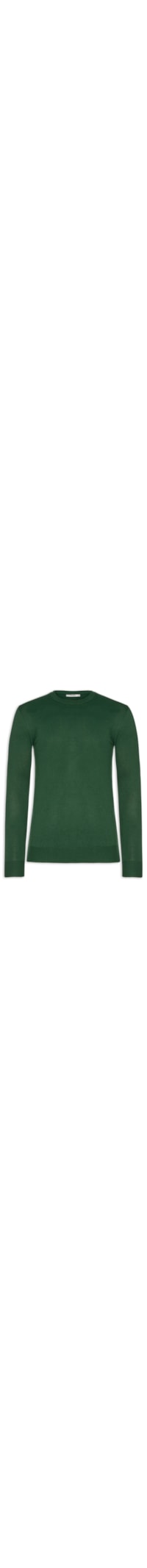 Suéter Masculino Gola Redonda Básico - Verde