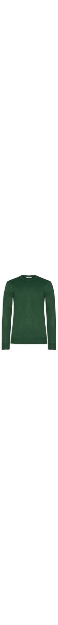 Suéter Masculino Gola Redonda Básico - Verde