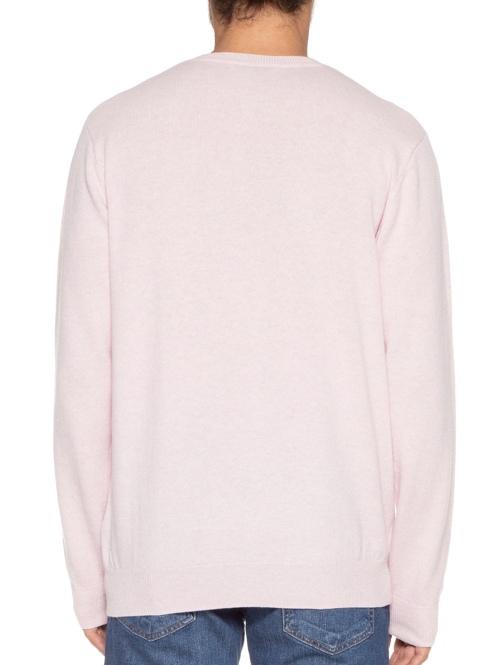 Suéter Masculino Gola Redonda Cashmere Rosa '2 Essential