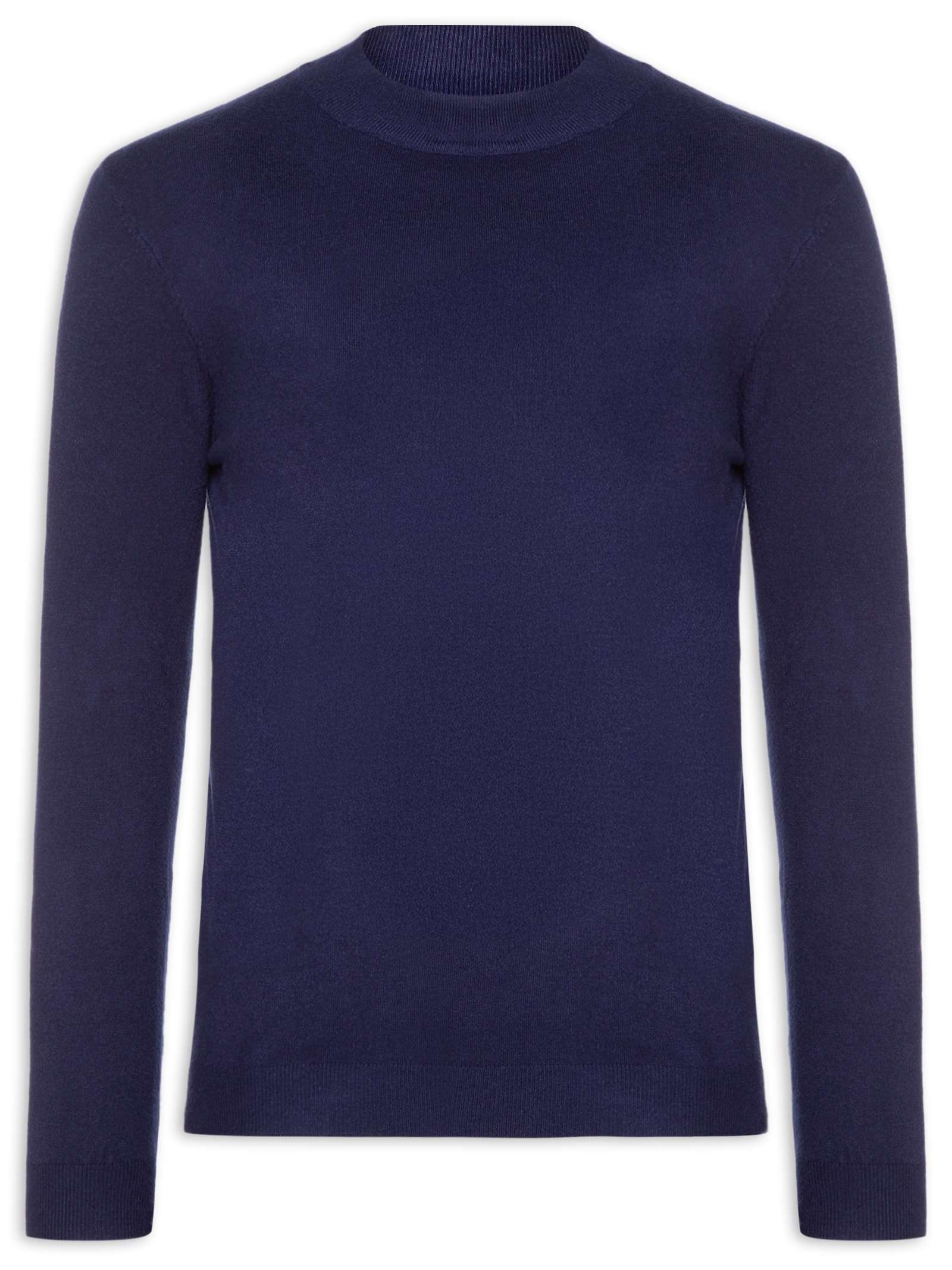 Suéter Masculino Gola Redonda Casual Azul '2 Essential