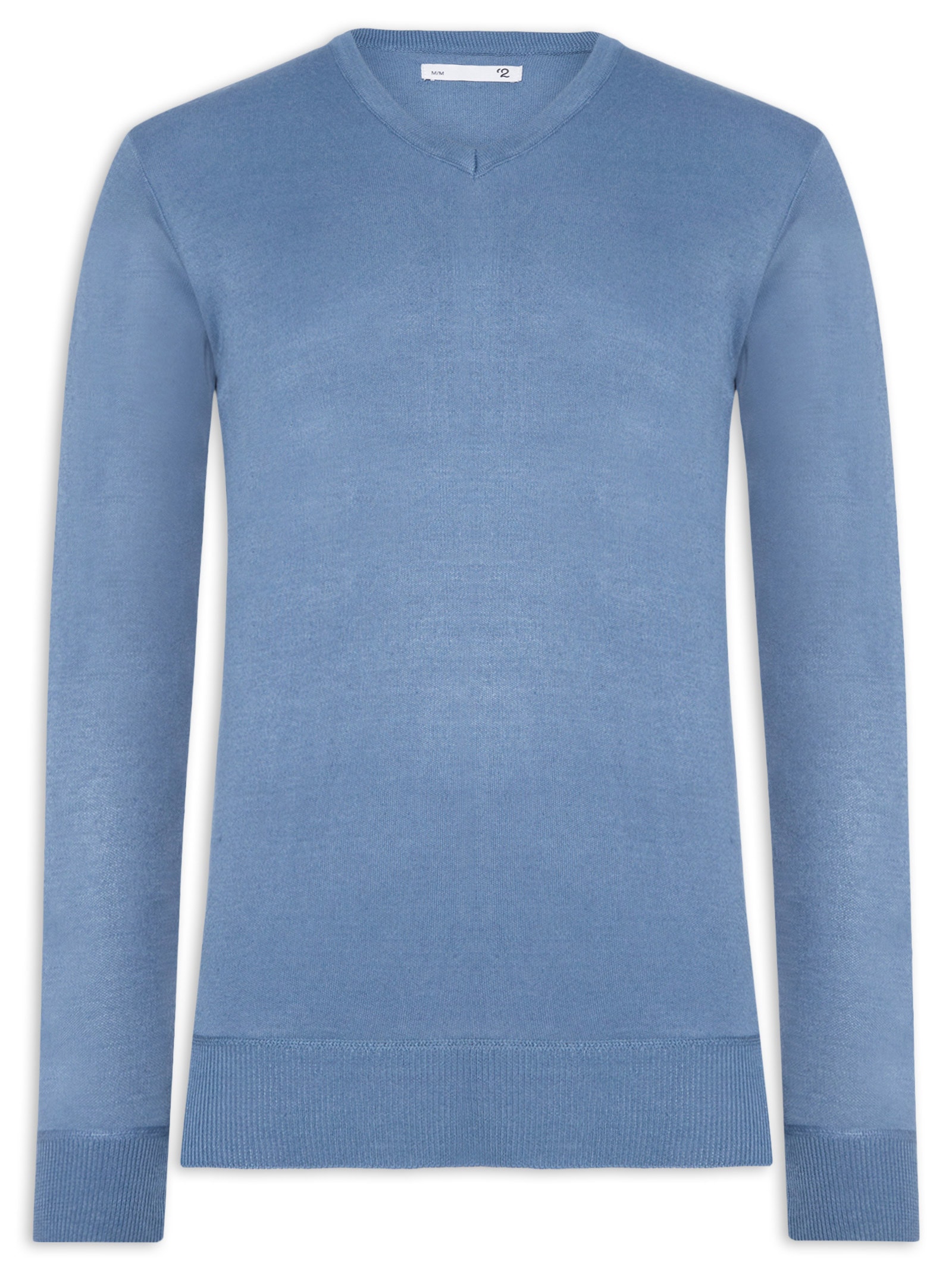 Suéter Masculino Gola V Azul '2 Essential