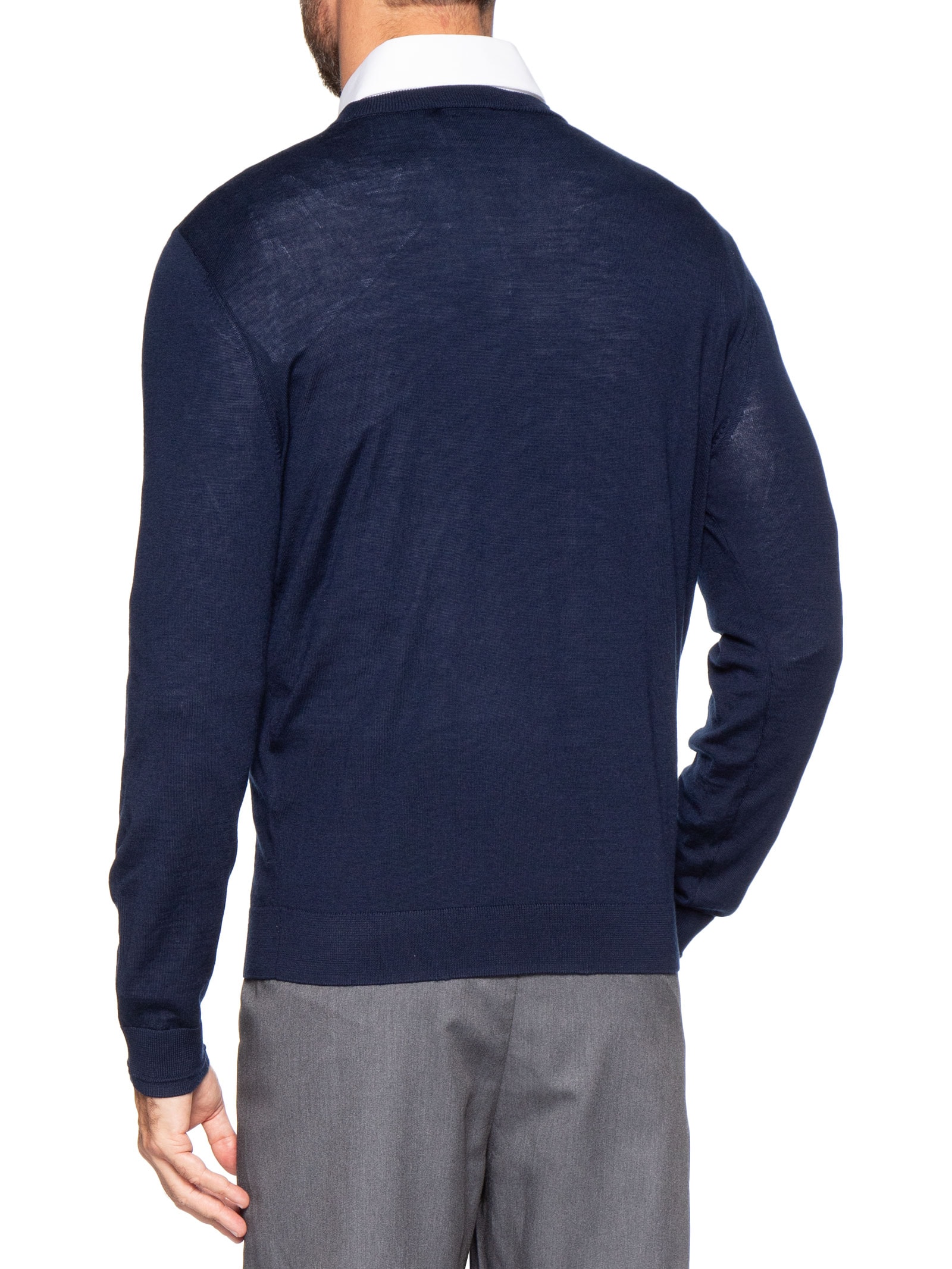 Suéter Masculino Gola V Azul Diesel