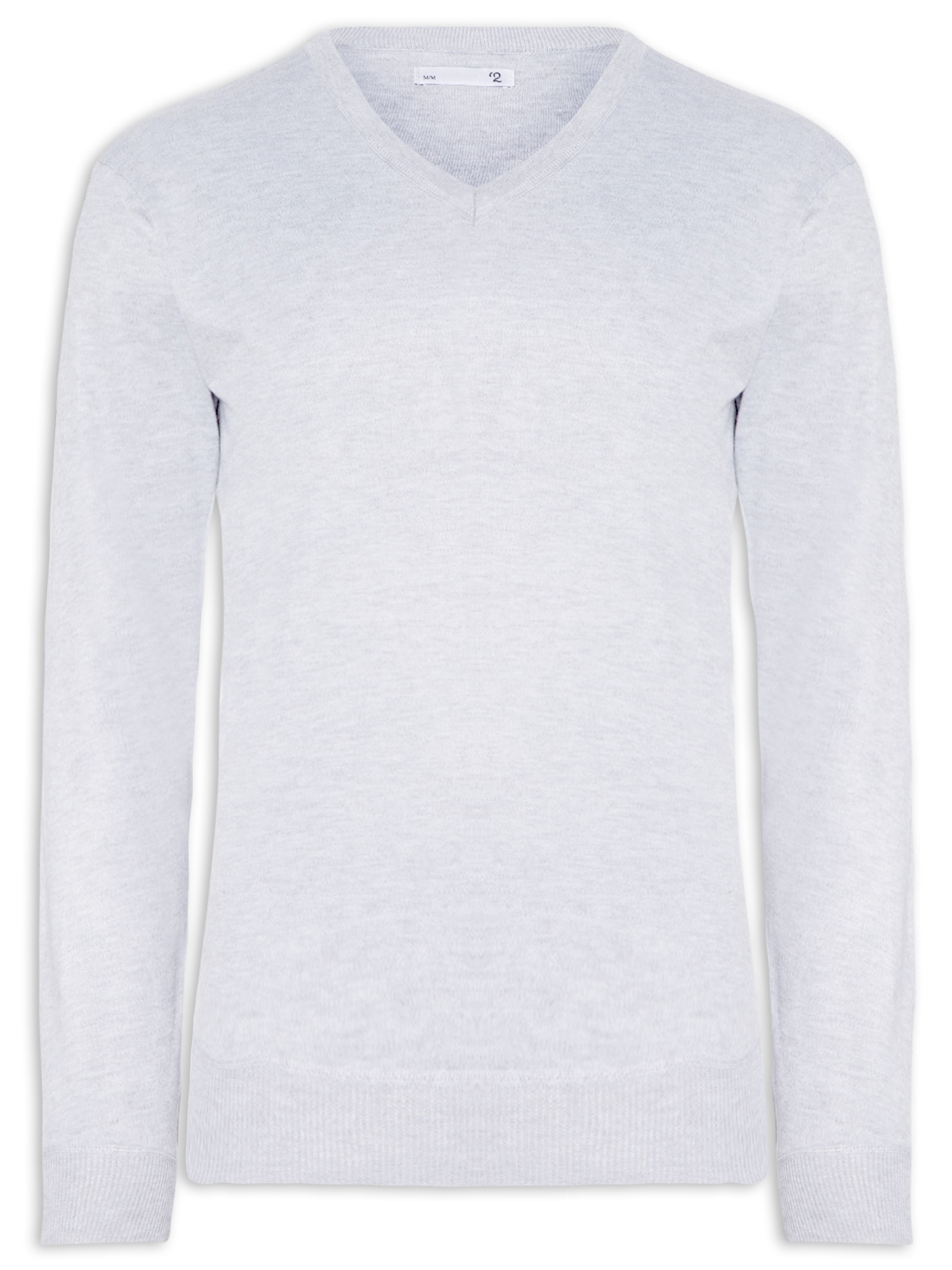 Suéter Masculino Gola V Cinza '2 Essential