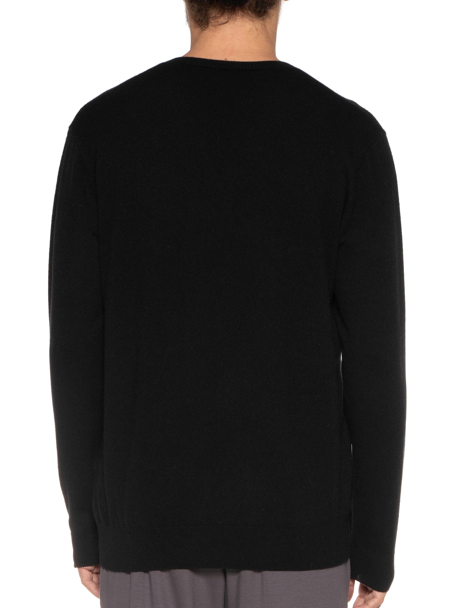 Suéter Masculino  Gola V Puro Cashmere  Preto '2 Essential