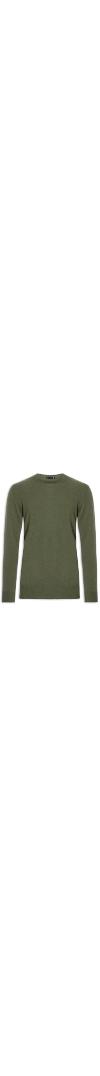 Suéter Masculino Puro Cashmere Gola Redonda - Verde