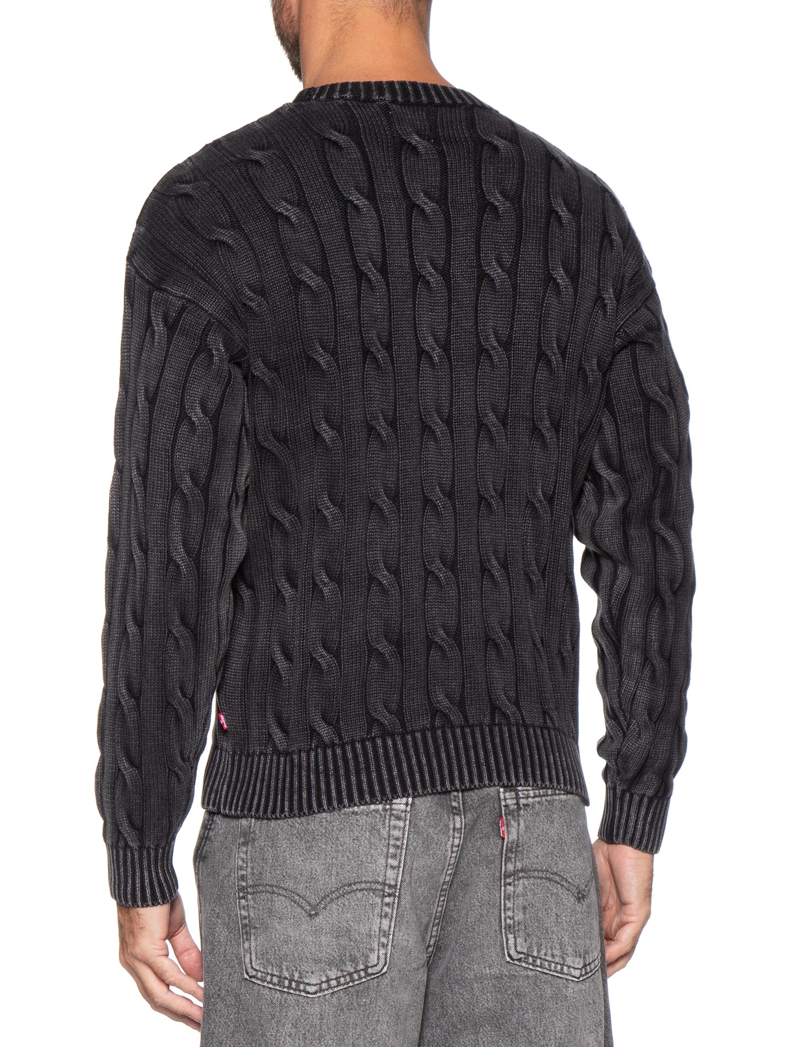Suéter Masculino Relaxed Fit Carmel Cable Preto Levi's