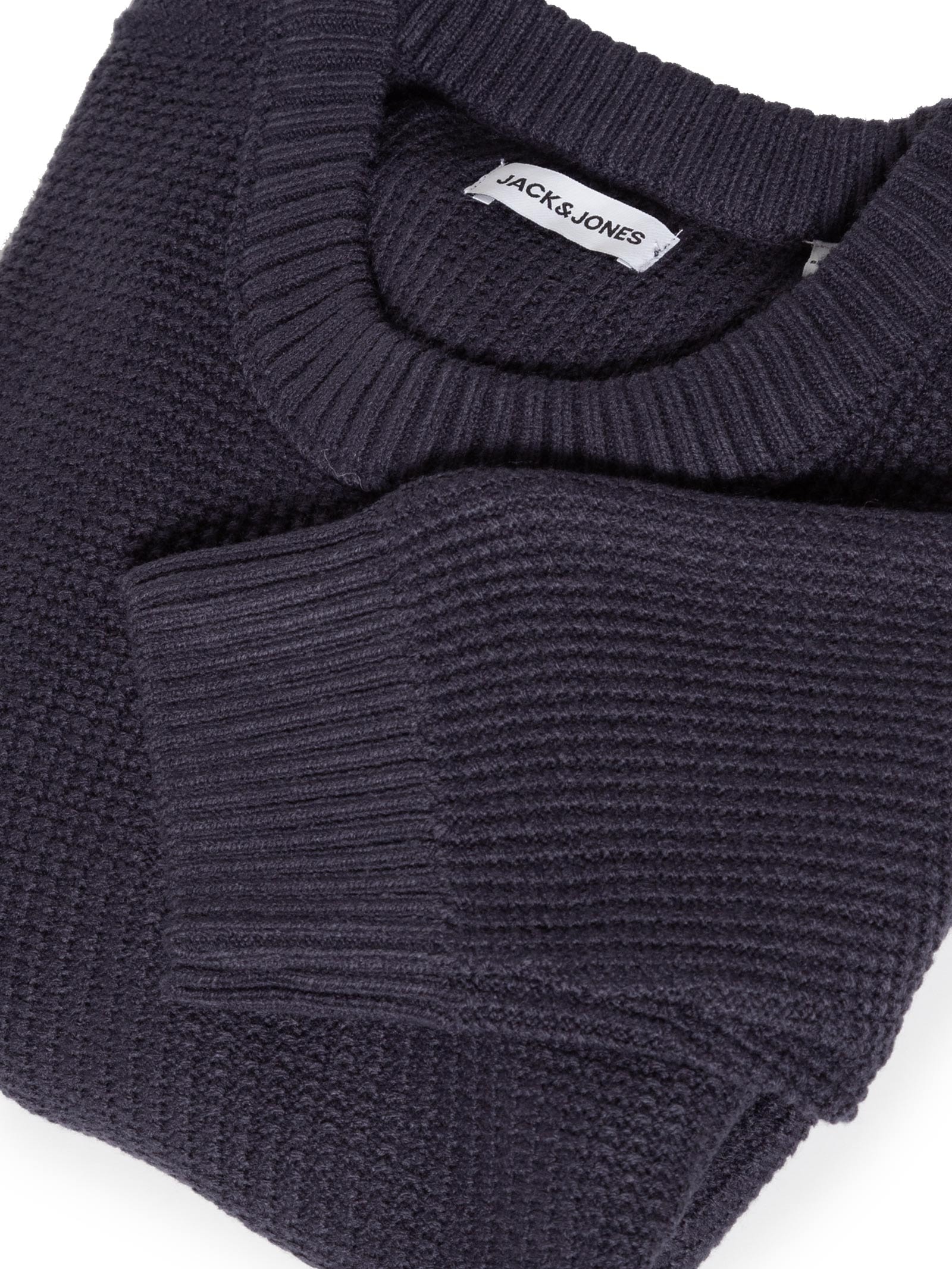 Suéter Masculino Roy Gola Careca Tricot Azul Jack & Jones