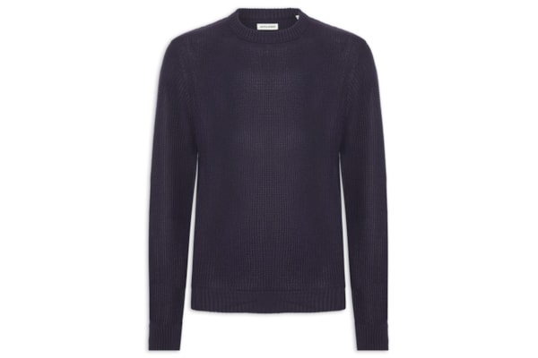 Suéter Masculino Roy Gola Careca Tricot - Azul