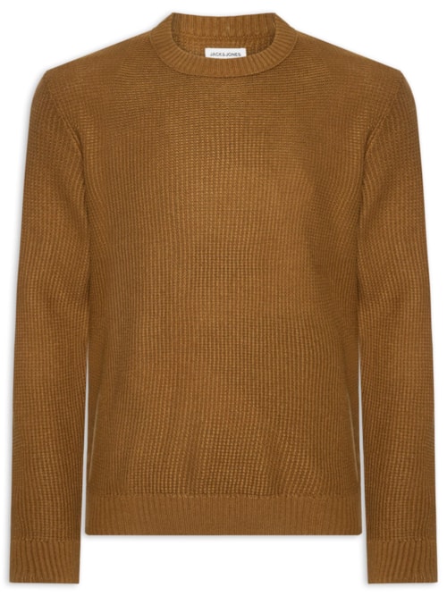 Suéter Masculino Roy Gola Careca Tricot – Marrom