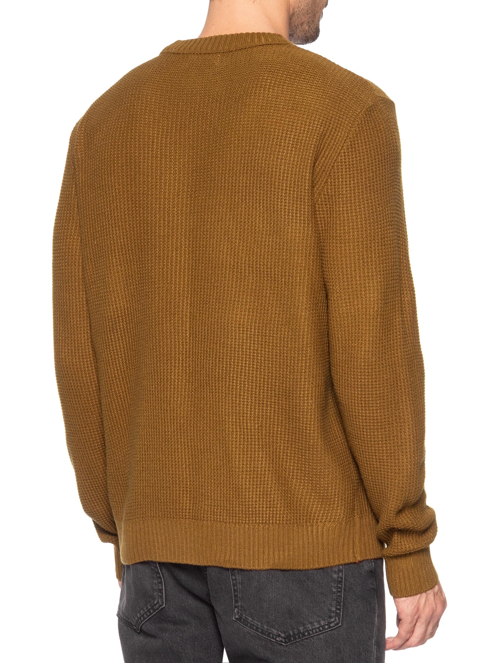 Suéter Masculino Roy Gola Careca Tricot Marrom Jack & Jones