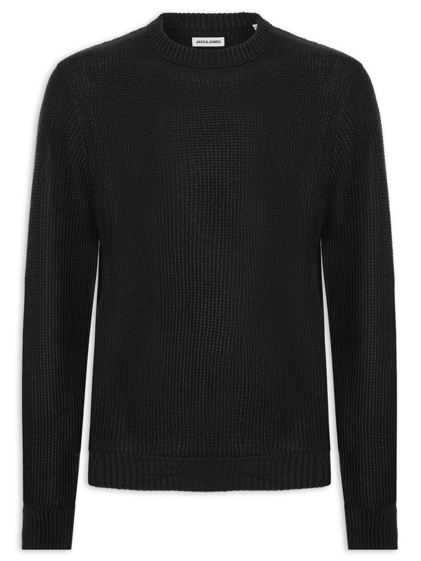 Suéter Masculino Roy Gola Careca Tricot Preto Jack & Jones