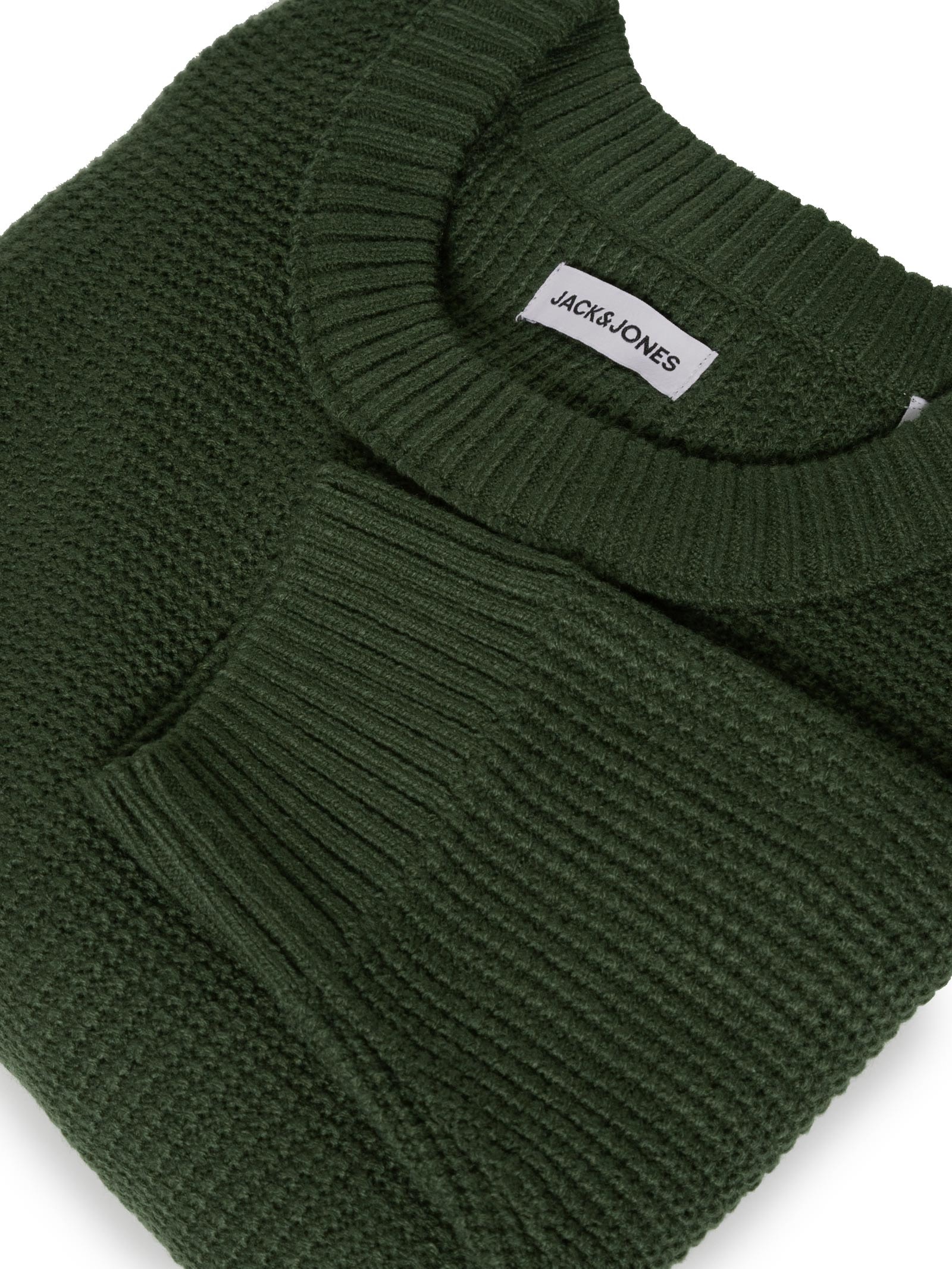 Suéter Masculino Roy Gola Careca Tricot Verde Jack & Jones
