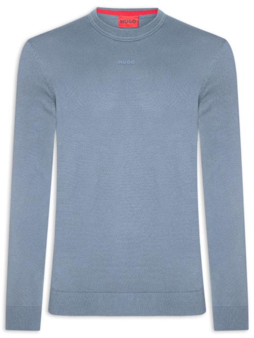 Suéter Masculino Slim-Fit Crew Neck San Cassius-C2 – Azul