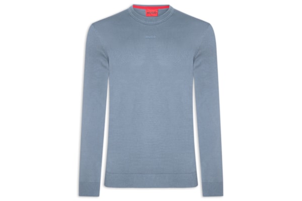 Suéter Masculino Slim-Fit Crew Neck San Cassius-C2 - Azul