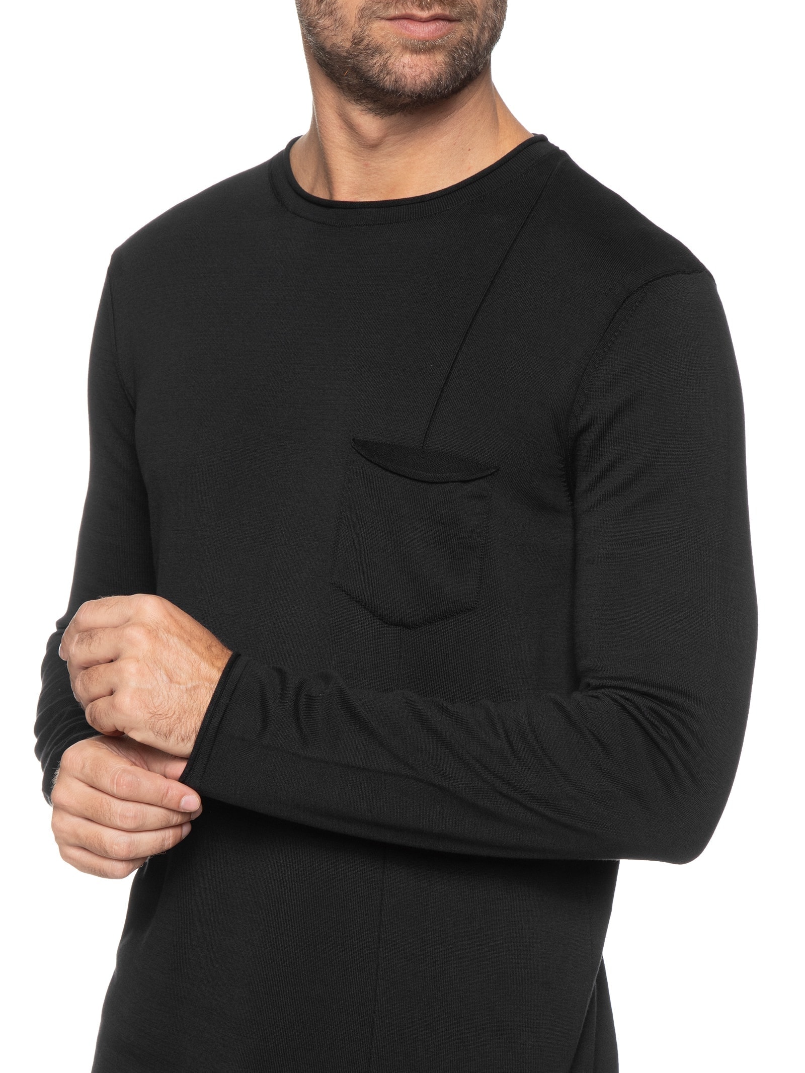 Suéter Masculino Soft Cotton Preto Osklen