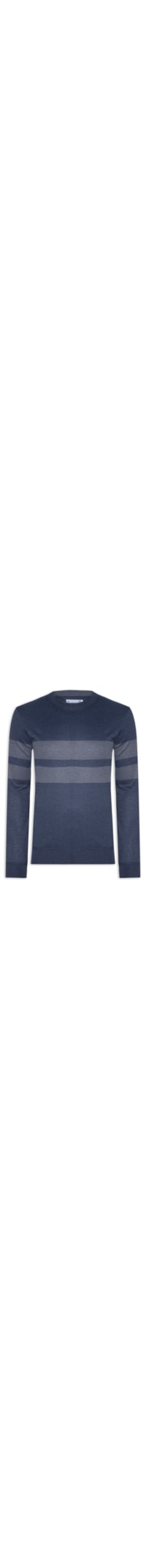 Suéter Masculino Soft Gola Redonda - Cinza