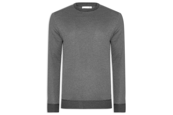 Suéter Masculino Textura Casa De Abelha - Preto