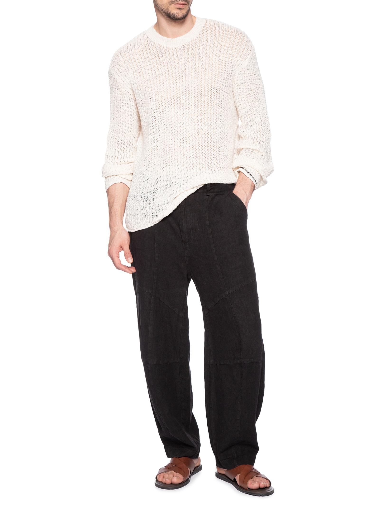 Suéter Masculino Tricot Balneário Branco Osklen