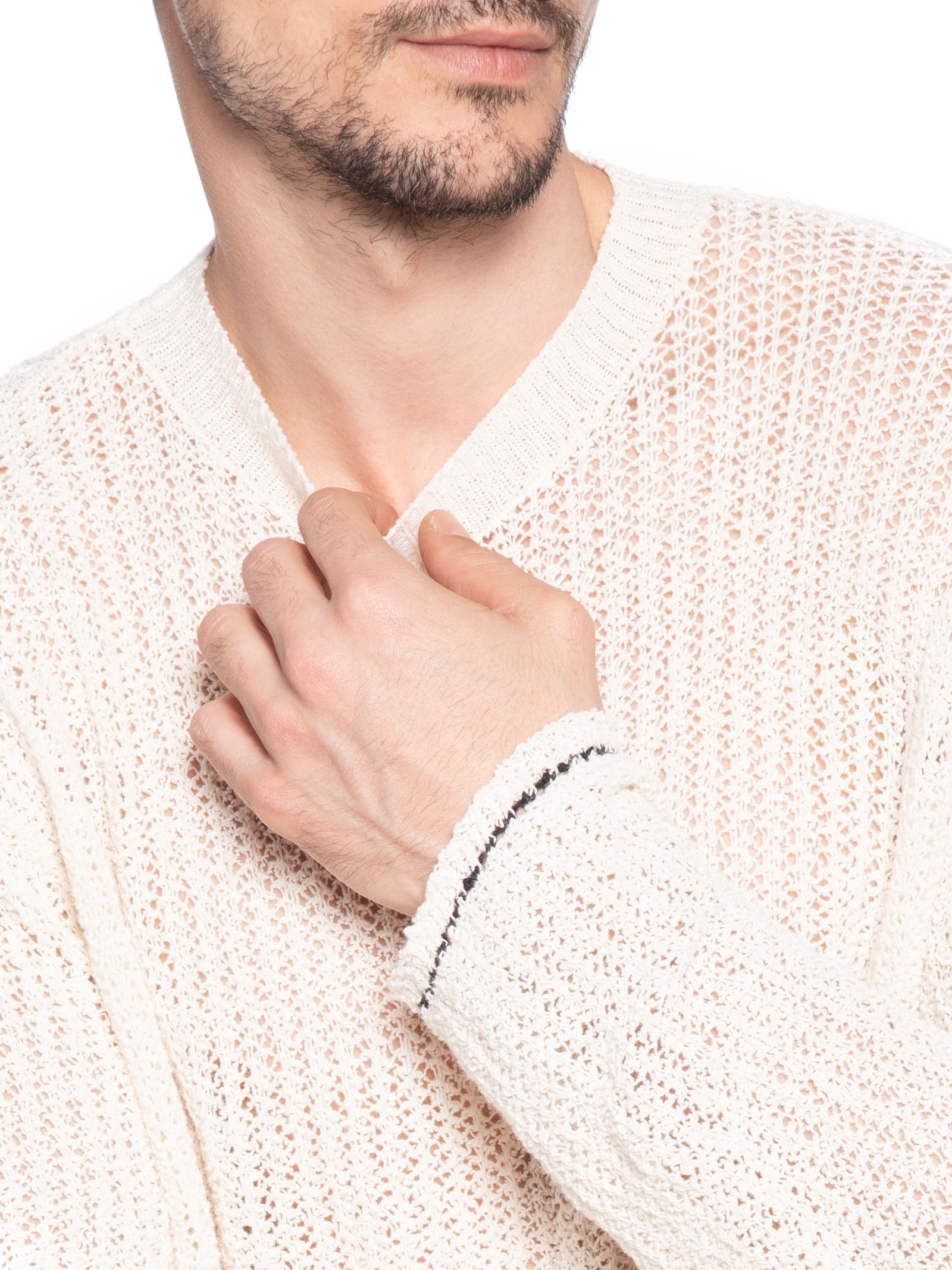 Suéter Masculino Tricot Balneário Branco Osklen